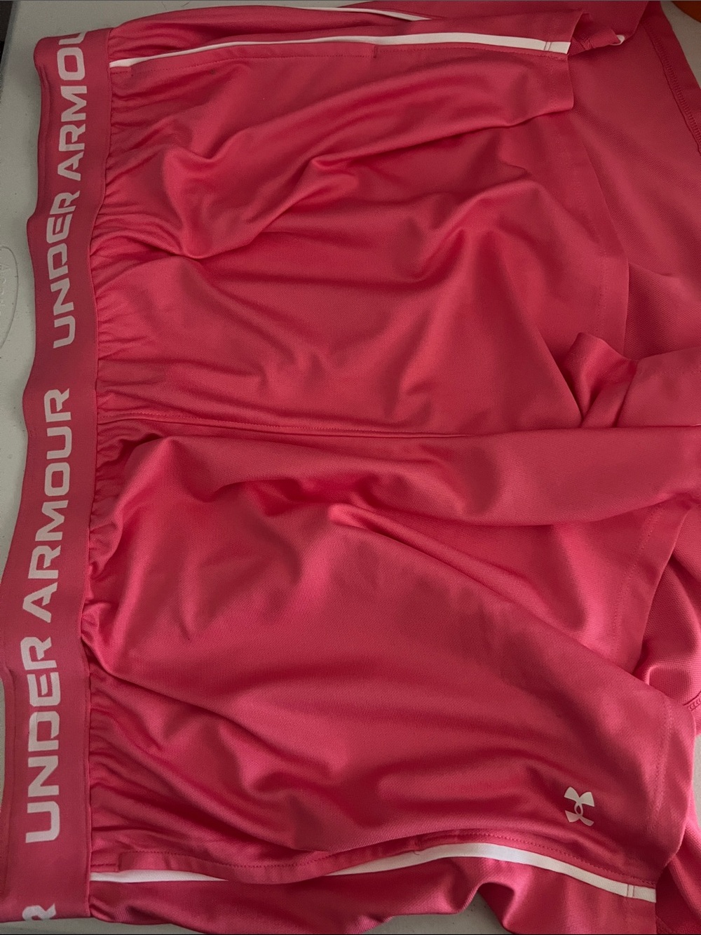 Under armour pink shorts size 3XL